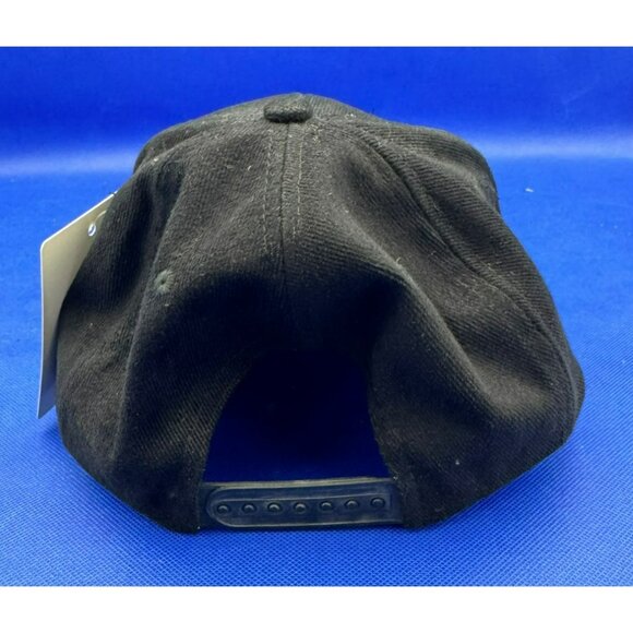 NWT Oldsmobile Logo Black Snapback Hat GM Licensed Hot Rods Plus Adjustable - Picture 2 of 6